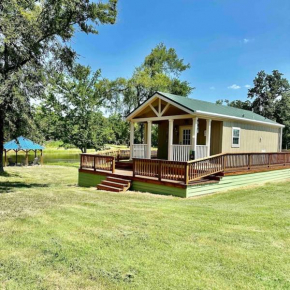 Small Home near Lake Fork with Stocked Pond